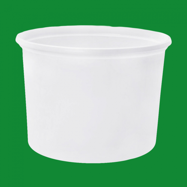 Polypropylene containers, Ø127, 700 ml