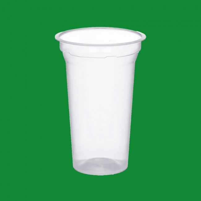 Polypropylene milk cups, Ø75, 195 ml