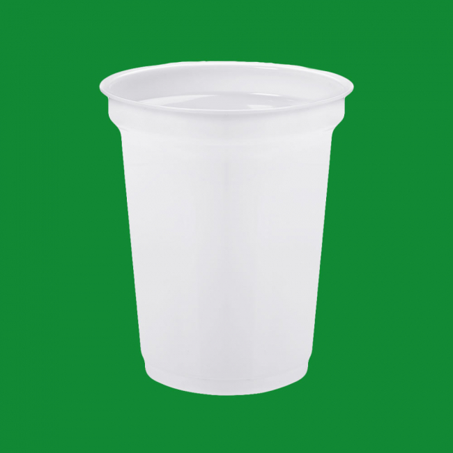 Polypropylene milk cups, Ø95, 340 ml