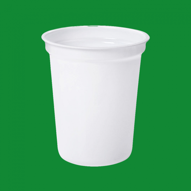Polypropylene milk cups, Ø95, 365 ml