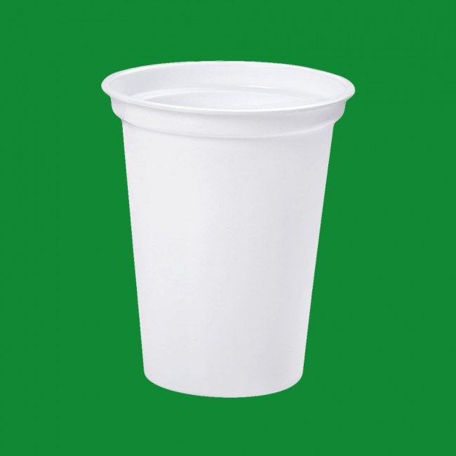 Polypropylene milk cups, Ø95, 370 ml